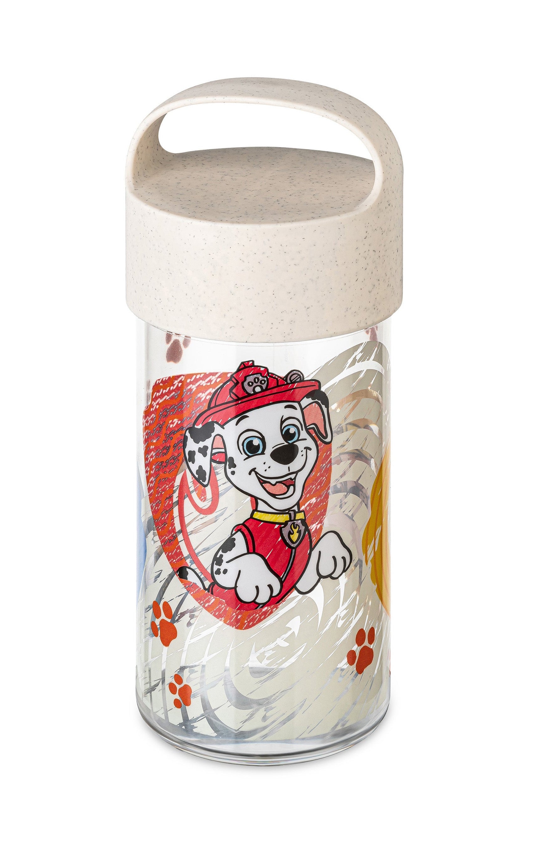 Koziol Snack- & Trinkflasche 500 ml – Biokunststoff, Paw Patrol