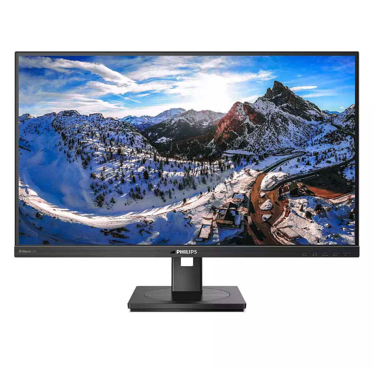 Philips 279P1/00 – Monitor, 27", IPS, 60 Hz, 350 cd/m², USB-C, Adaptive Sync, VESA 100 × 100, Schwarz