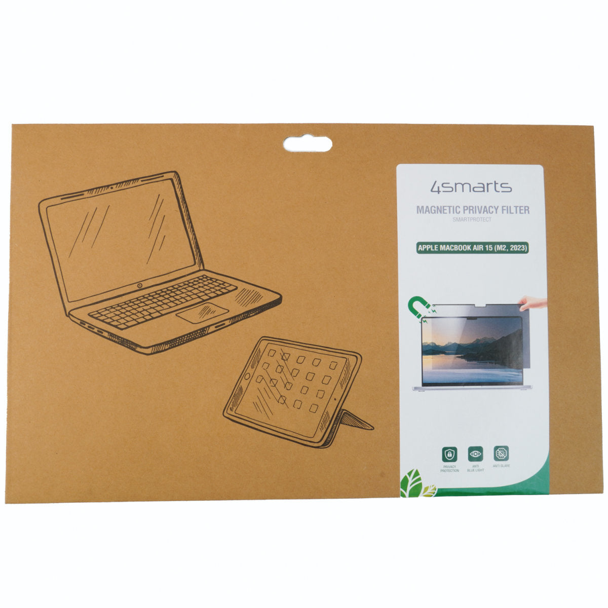 4smarts Displayschutz für Apple MacBook Air 15,3" (M2, 2023)