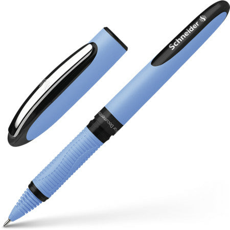Schneider AG Schneider One Hybrid – Tintenroller, 0,5 mm, Blau, Wasserfest, Kunststoff, Hellblau