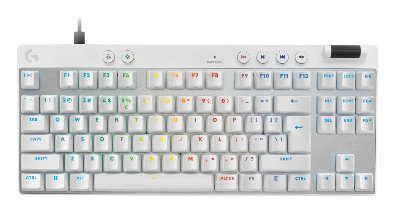 Logitech G PRO X TKL Rapid – Gaming-Tastatur TKL – mechanisch – kabelgebunden (USB-A) – ohne Ziffernblock