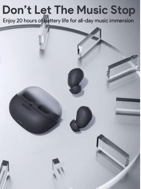 AUKEY Move Vibe EP-M3A TWS In-Ear – Schwarz, BT 5.3