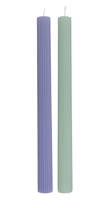 Villeroy & Boch Stabkerze – Ø 2 × 25 cm, 2-teilig, mehrfarbig