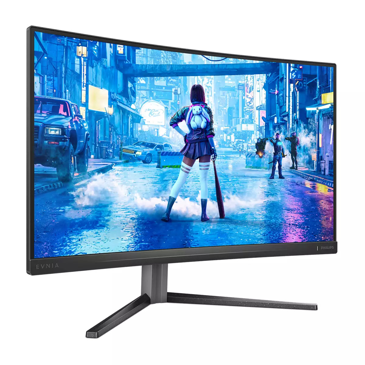 Philips Evnia 5000 27M2C5200W/00 – Monitor, 27", VA, 280 Hz, 300 cd/m², Gebogen, VESA 100 × 100, Schwarz