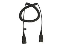 Jabra Verlängerungskabel – QD‑QD, spiralförmig 0,5–2 m