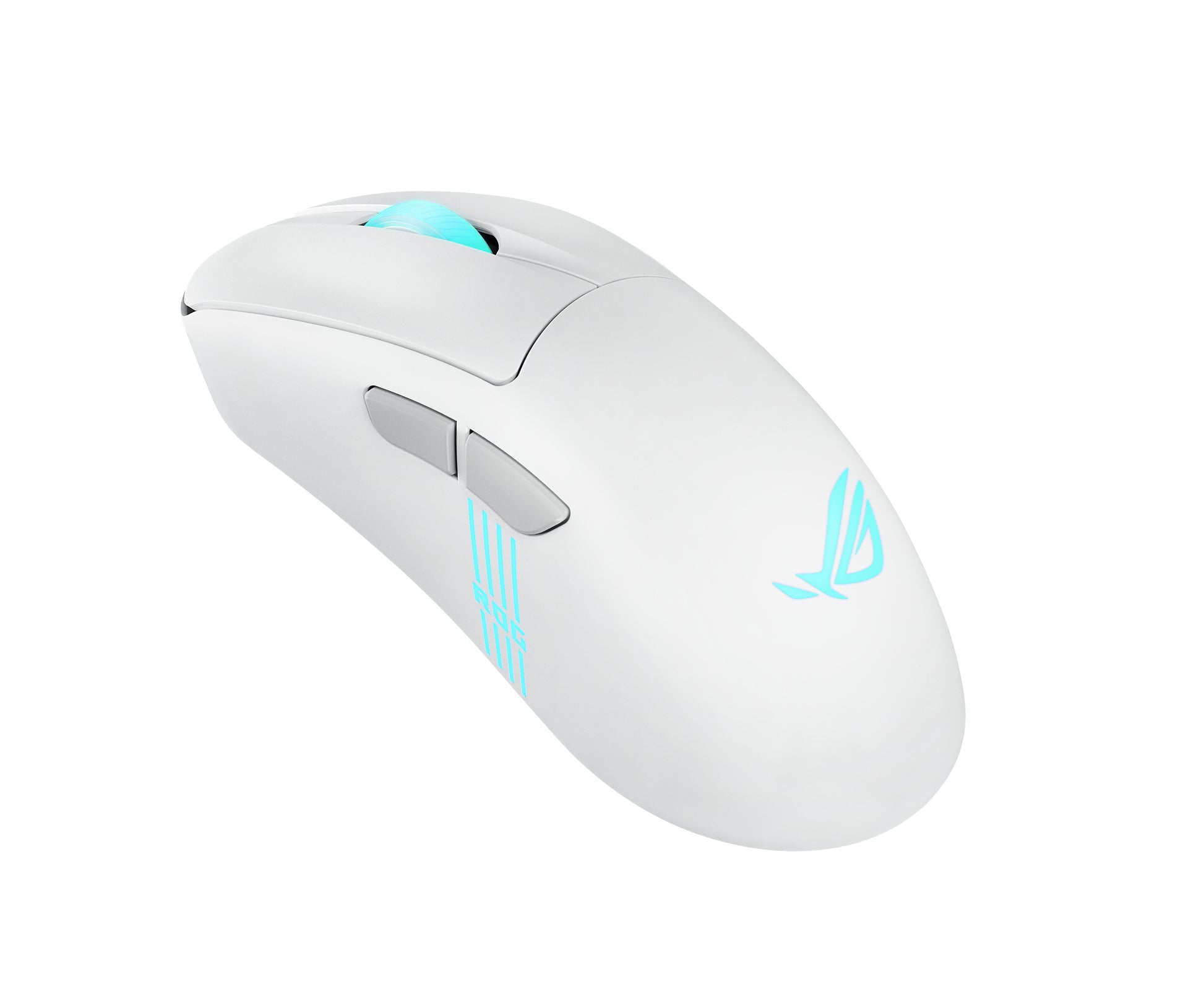 ASUS ROG Keris II ORIGIN/WHT Gaming-Maus – kabellos, USB-A, 42'000 dpi, 6 Tasten, weiss