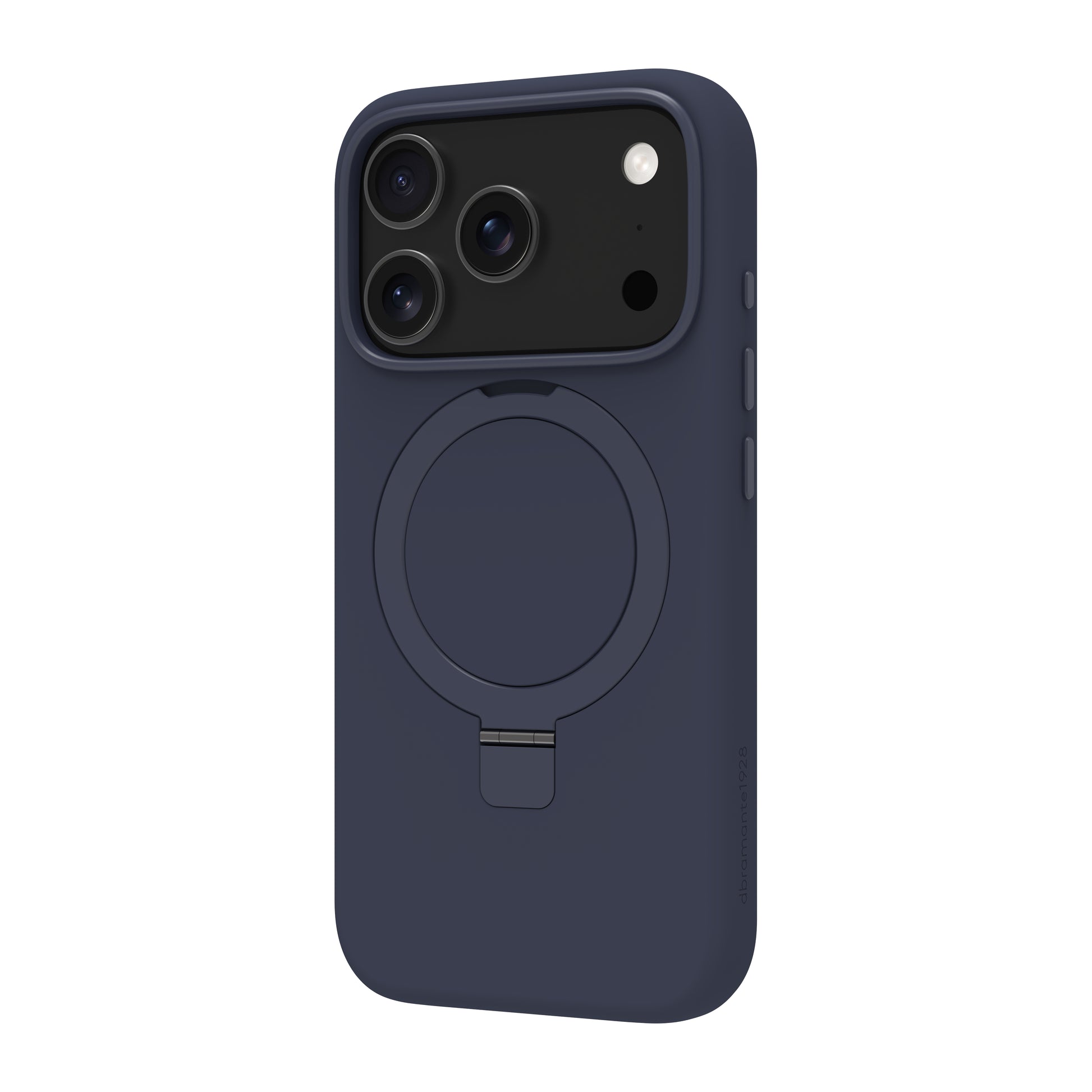 dbramante1928 Roskilde MS Kick ICON – Backcover – für Apple iPhone 17 Pro, Dunkelblau, bis 1,2 m sturzsicher