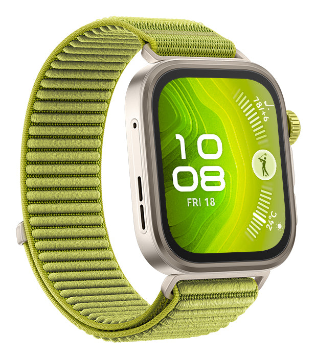 Huawei Watch Fit 4 Pro – 40 mm, AMOLED, Silber, Nylon, 5 ATM