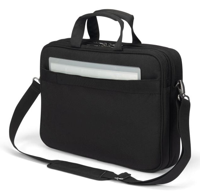 DICOTA Top Traveller FIVE Notebook-Tasche für Notebooks bis 16" – abschliessbar, Trolley-Band – schwarz