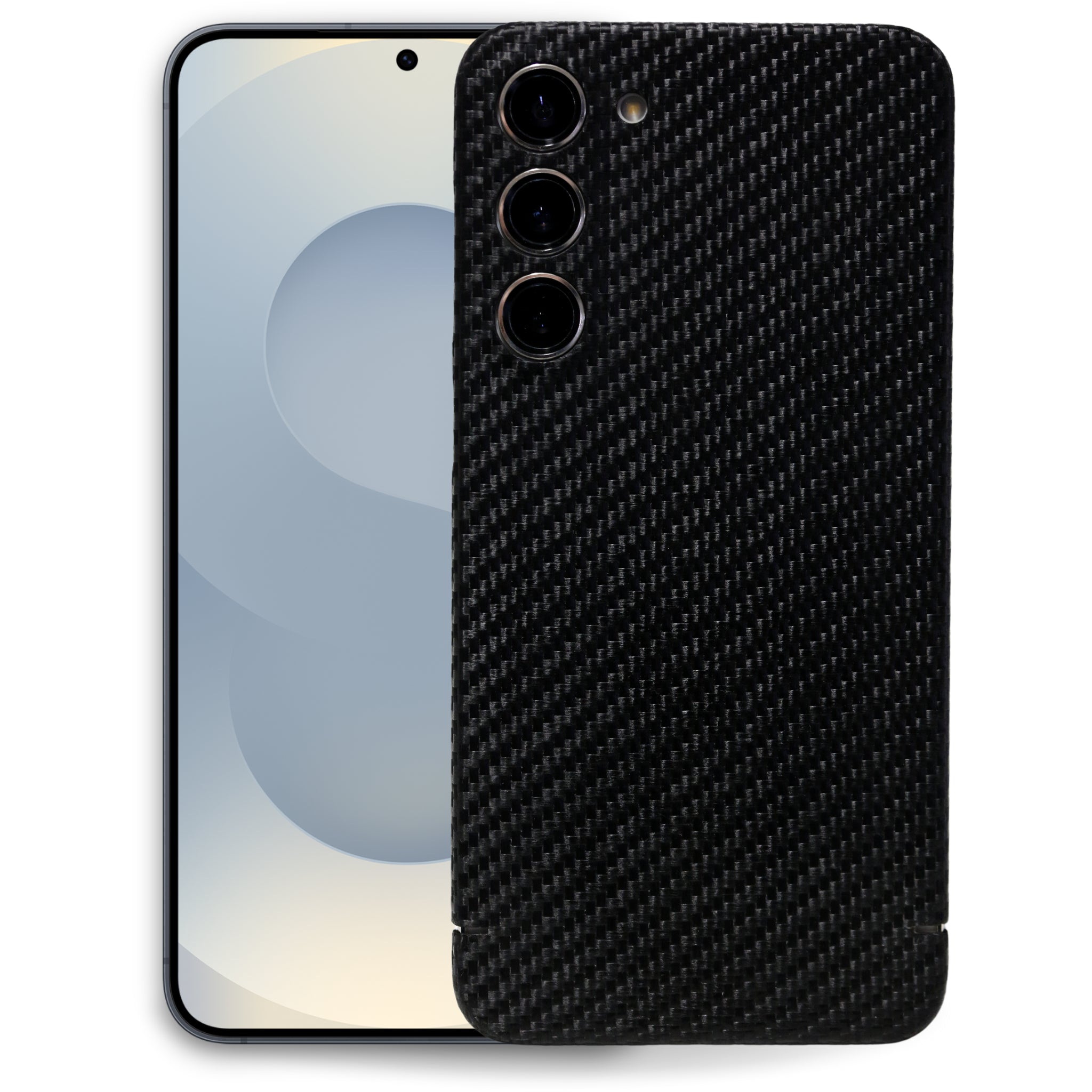nevox Backcover – für Samsung Galaxy S26, Kohlefaser+Aramid+Vectran, Schwarz