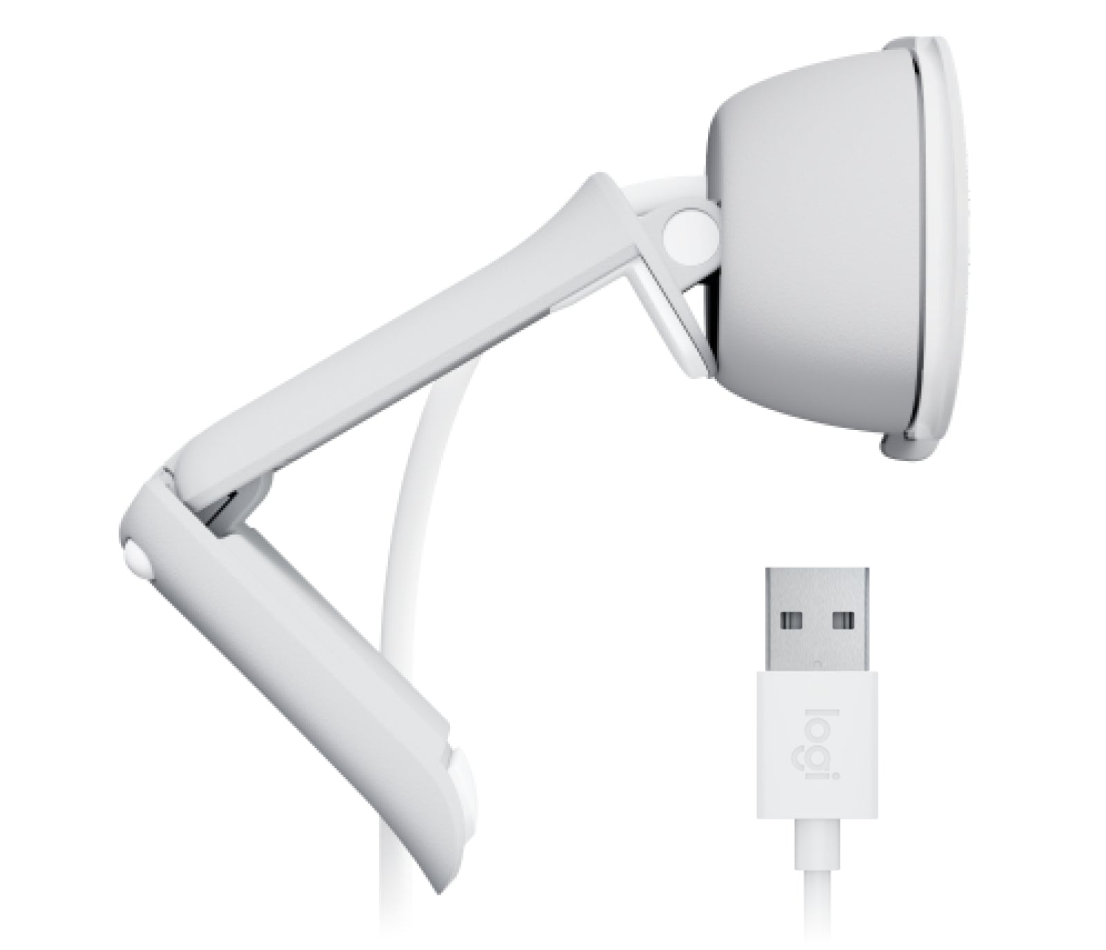 Logitech Brio 100 – Webcam – Full HD 1080p, USB, Off-White