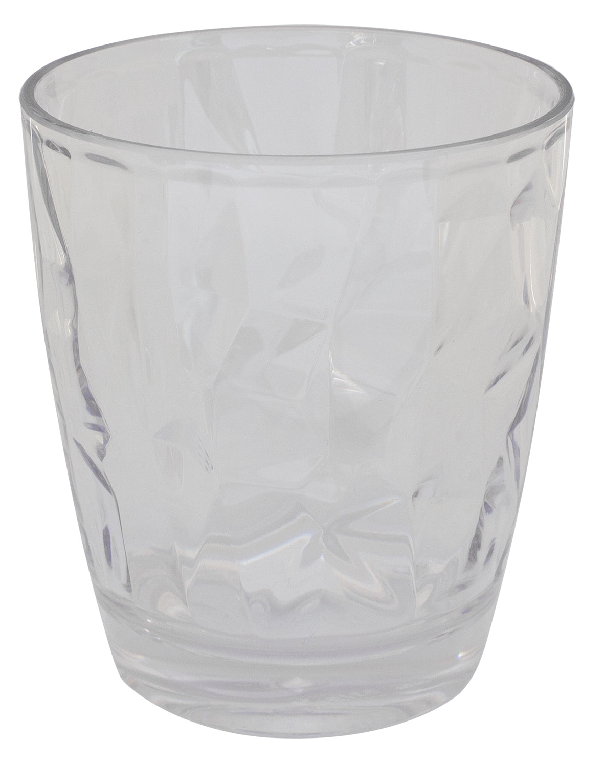 Eurotrail Crystal Wasserglas – 300 ml, Ø 8,0 cm, H 9,0 cm, Kunststoff (PC), Transparent