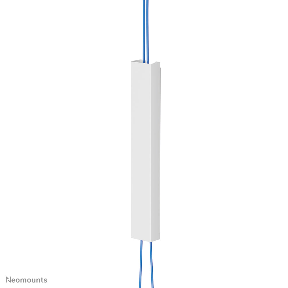 Neomounts ADS06-123WH Untertisch-Kabelwanne – 50 × 32 × 350 mm – Stahl – Weiss, magnetisch, 1 Stk.