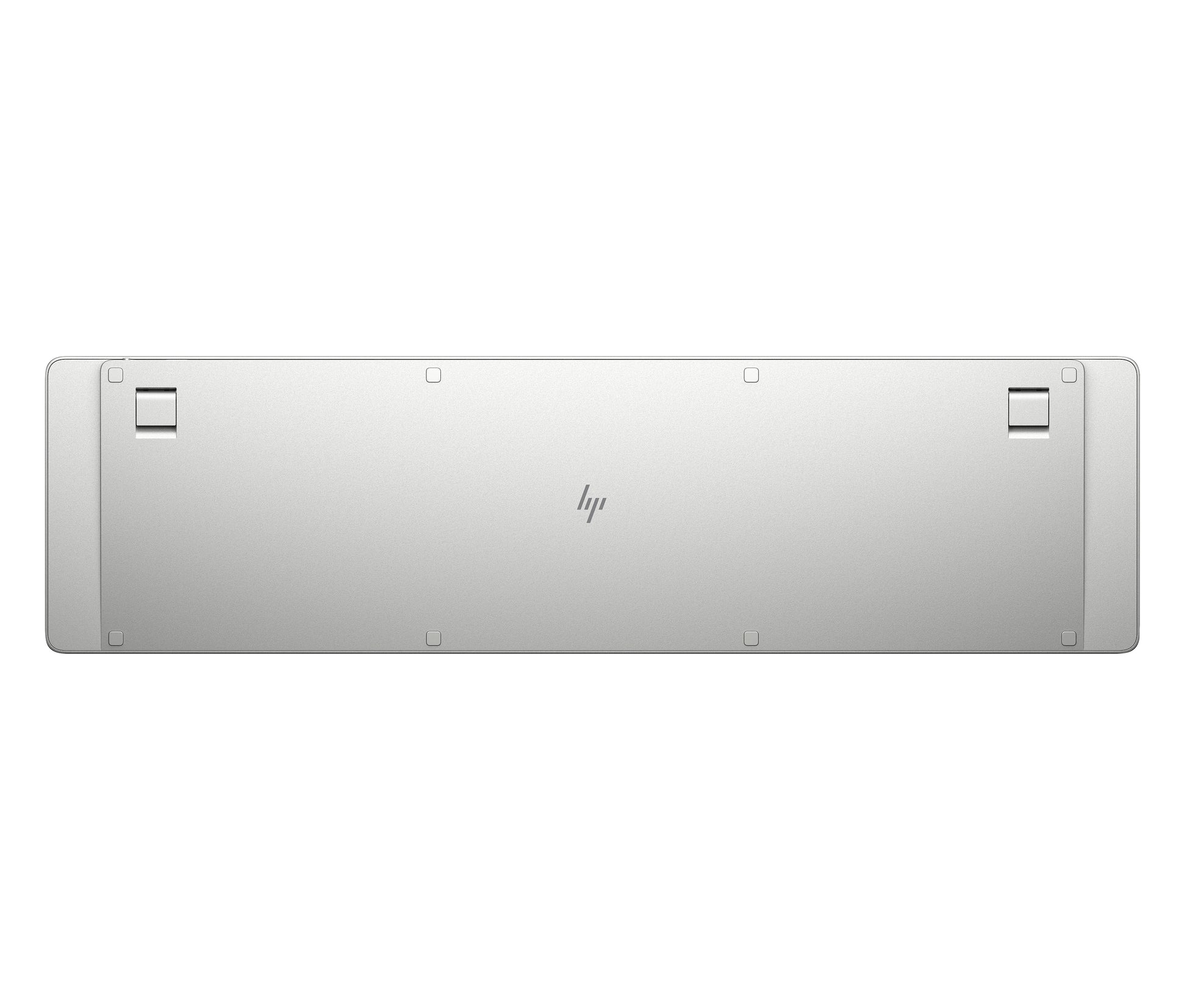 HP 970 Programmierbare Wireless K – Tastatur – Bluetooth – USB-C Ladeport – Silber