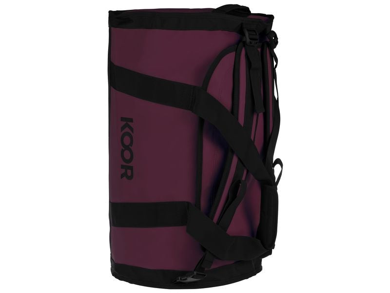KOOR Sporttasche – 50 l, aus rPET, dunkelrot, 37 × 40,5 × 60,5 cm