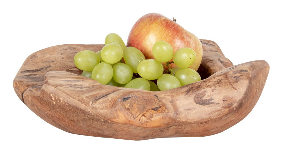 House Nordic Schale – Teak, natur – Ø 20 × 8 cm