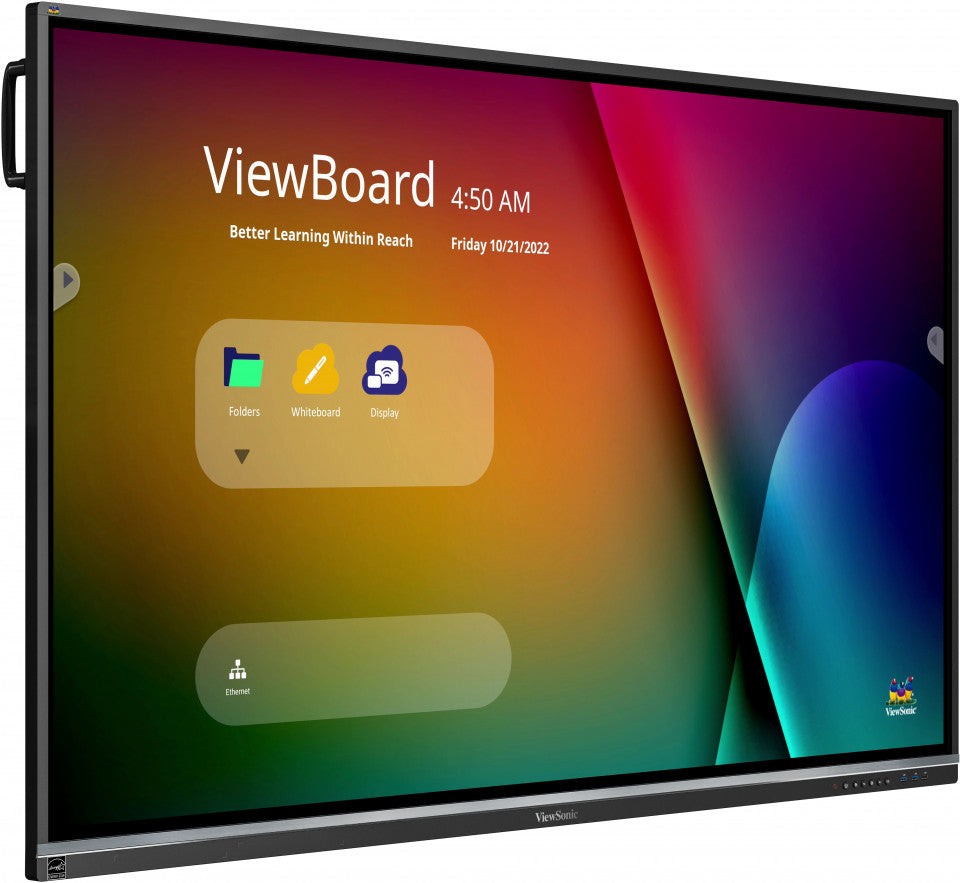 ViewSonic IFP8650-5 – Monitor, 86" 3840 × 2160 (UHD 4K), 400 cd/m²