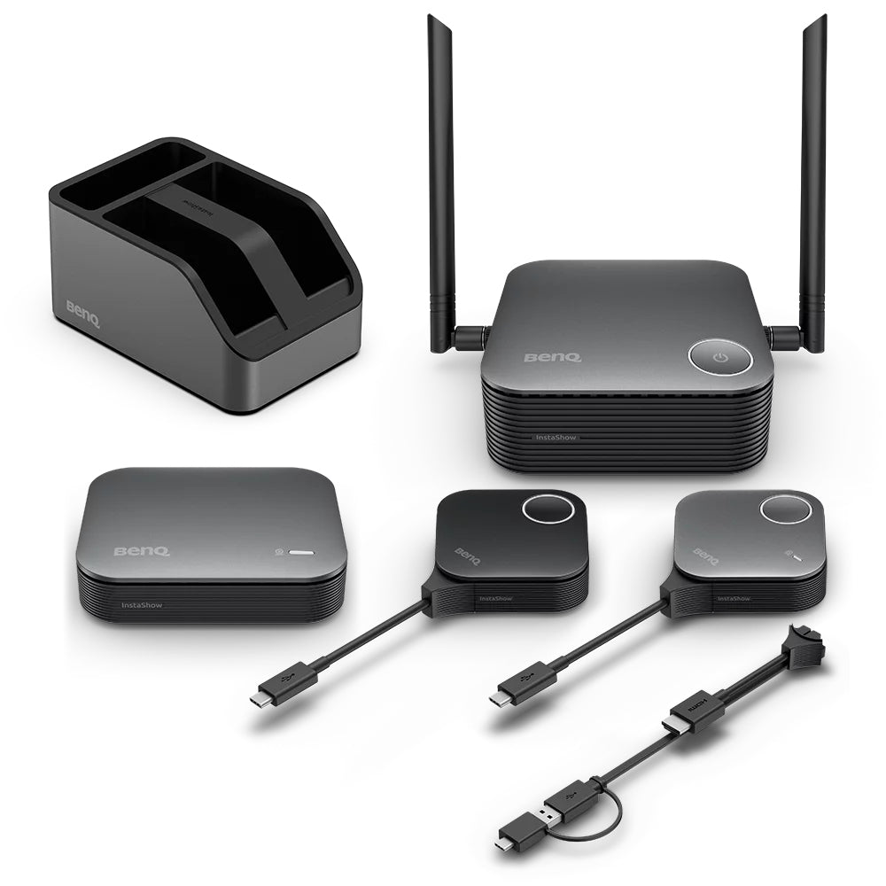BenQ InstaShow VS25 – Drahtloses Präsentationssystem – HDMI x2, USB-C, WLAN, für MacOS/ChromeOS/Linux
