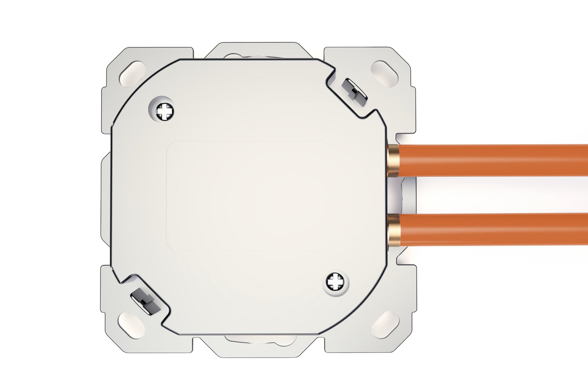 Digitus Netzwerkdose CAT 6A – 2× RJ‑45, Klasse EA, geschirmt, Unterputz, Weiss