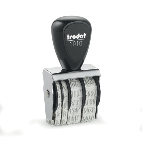 Trodat 1010 – Traditioneller Datumstempel – Abdruck 25 × 4 mm