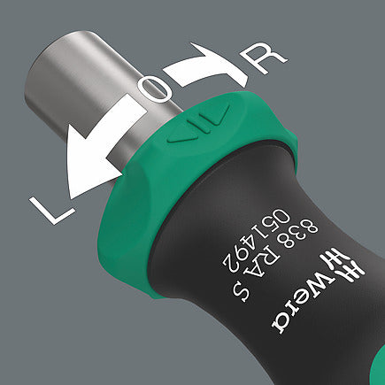 Wera Kraftform Kompakt – Schraubenzieher-Set, 14-teilig, mit Ratsche, magnetisch, Etui, 05051060001