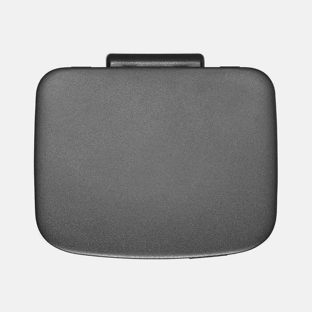 Brabantia Kosmetikeimer – 7 l – Stahl, rechteckig – Weiss – Soft-Close