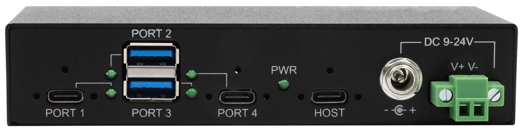 EXSYS EX-11295HMS USB-Hub – USB-C, 2× USB-A, für Windows/Mac/Linux