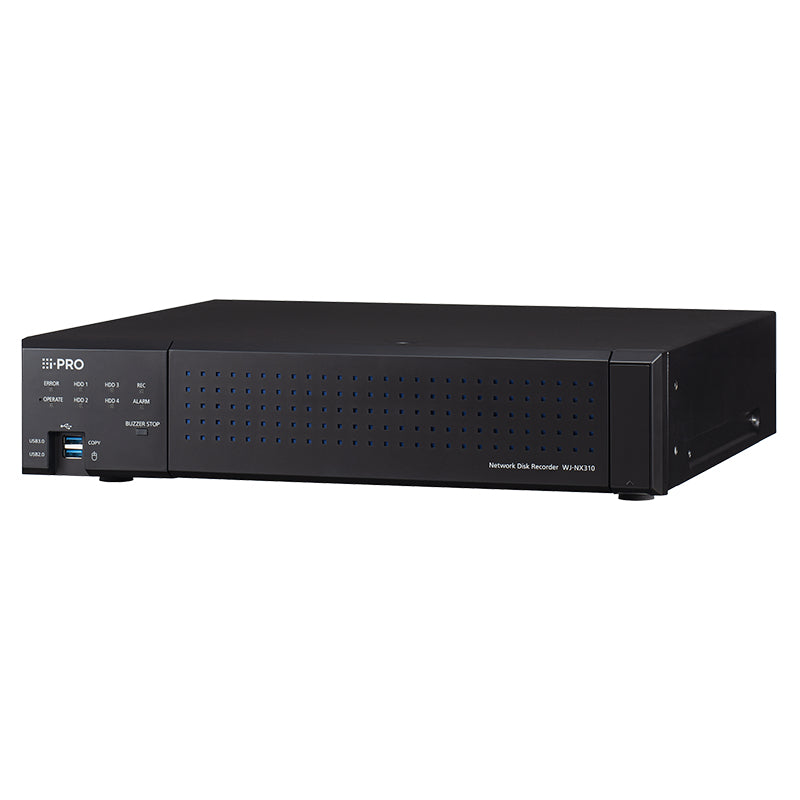 i-PRO NX WJ-NX310KG NVR – 16 Kanal – 4K – 4× HDD-Slots – RAID1 – 2× GbE – max. 80 TB