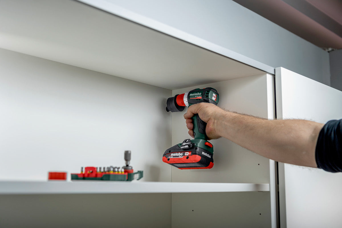 Metabo Akku-Bohrschrauber BS 18 L BL Q – 18 V (CAS) – Spindelhals – 65 Nm – 2×2,0 Ah & Ladegerät – Koffer