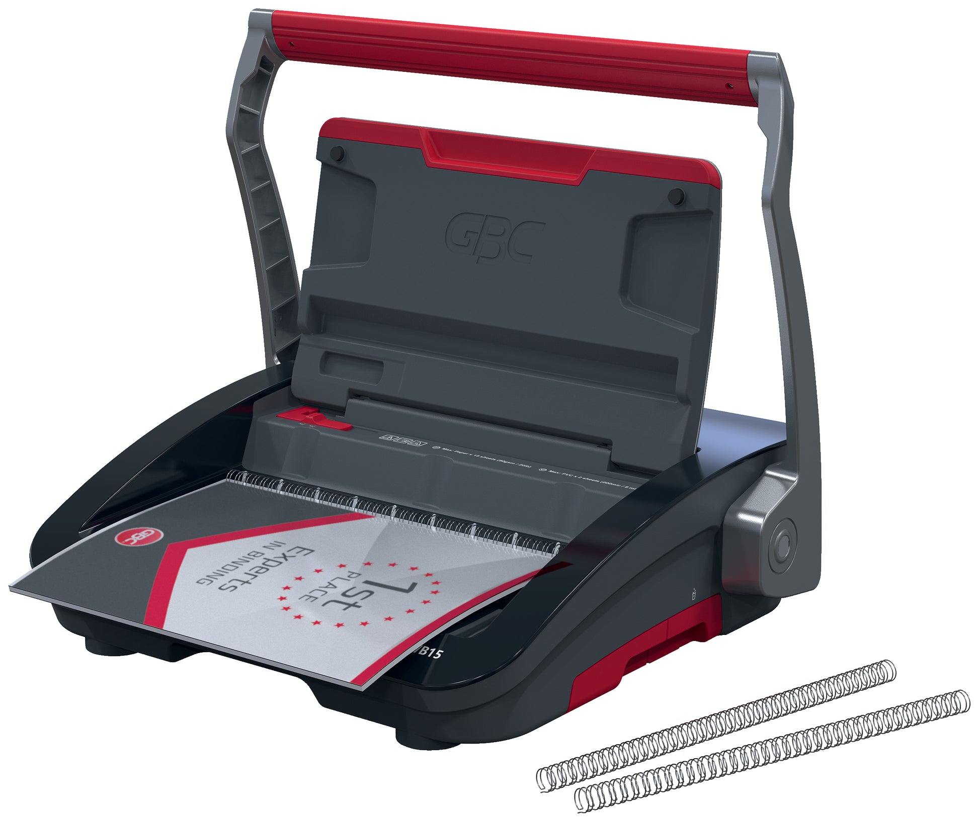 GBC WireBind WB15 Bindegerät – Drahtbindung, für 34 Löcher, A4, 15 Blatt