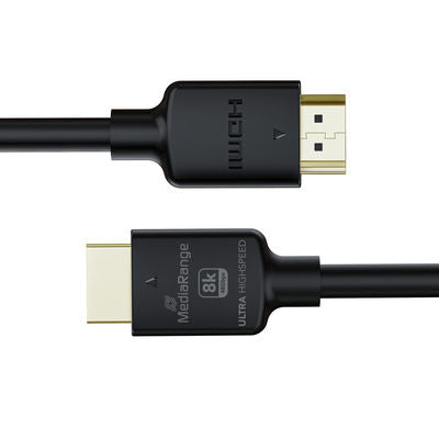 MediaRange HDMI-Kabel, Schwarz, 1 Stück