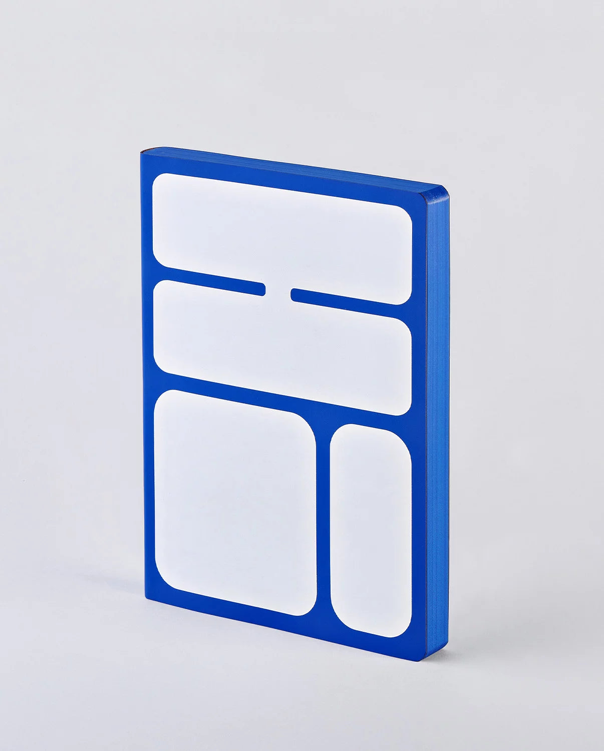 nuuna Notizbuch – 165 × 220 mm – 120 g/m² – Softcover, abgerundete Kanten, nummerierte Seiten, blau/weiss