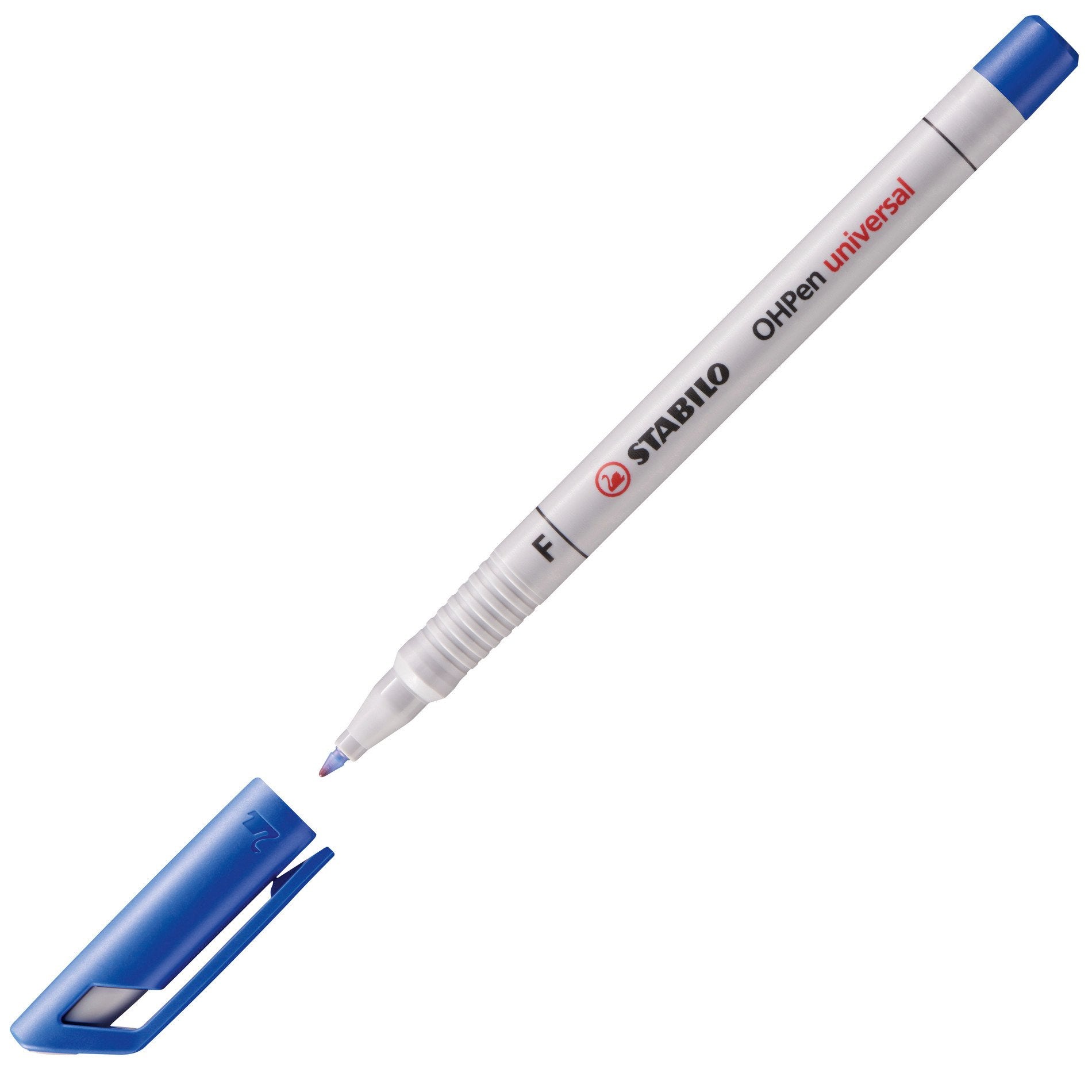 STABILO Non-Permanent-Marker OHPen – fein 0,7 mm – blau – trocken abwischbar