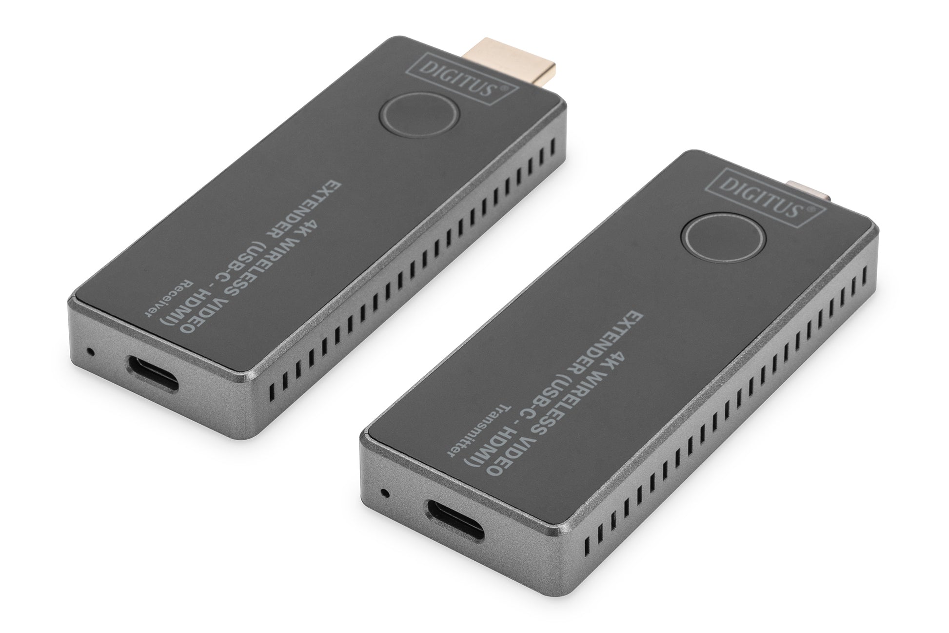 Digitus 4K Wireless Video Extender – AV-Sender & Empfänger – 4K UHD, USB-C, HDMI, 30 m – Sender + Empfänger