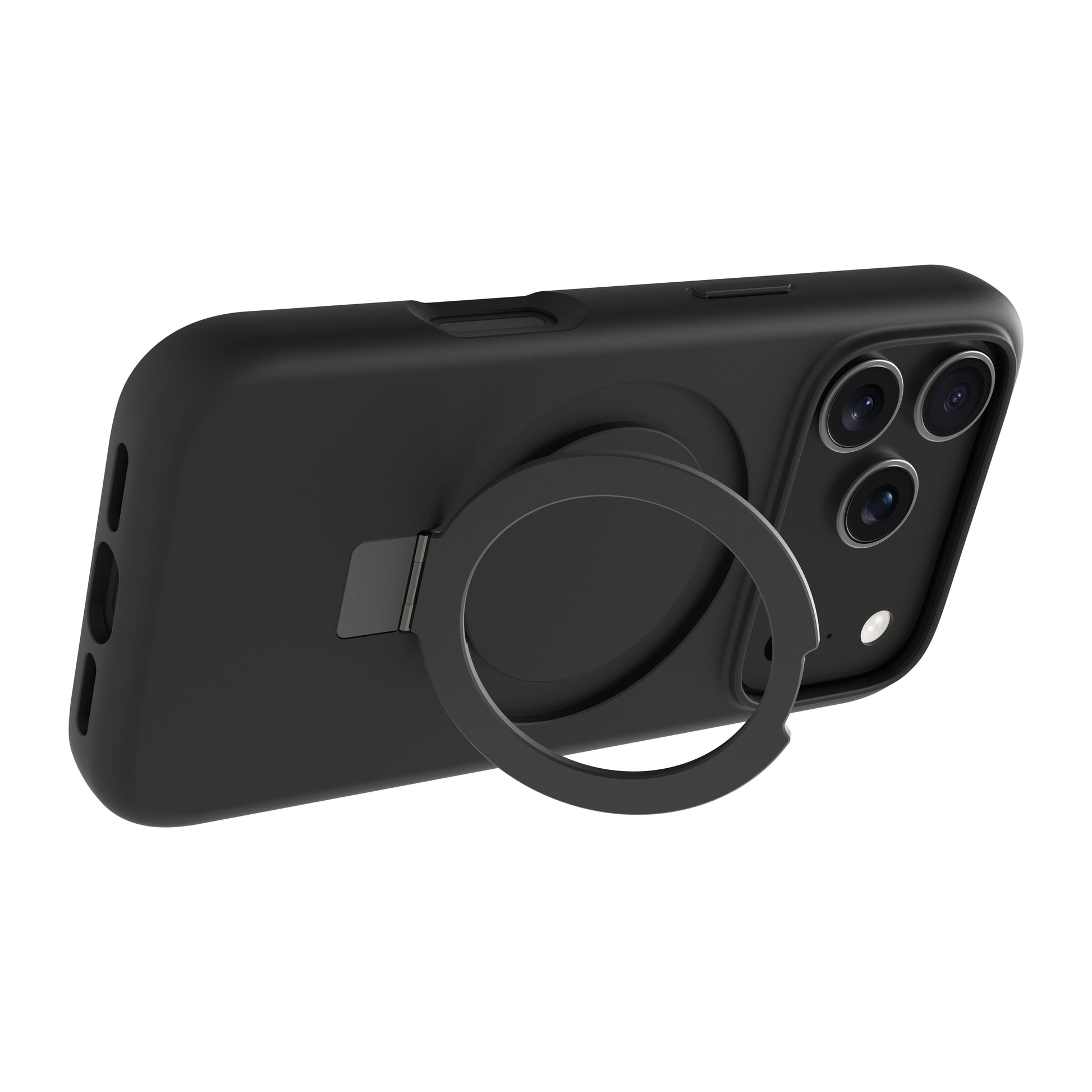 dbramante1928 Backcover – für Apple iPhone 17 Pro, MagSafe, Recycling-Kunststoff, Schwarz, bis 4 m sturzsicher