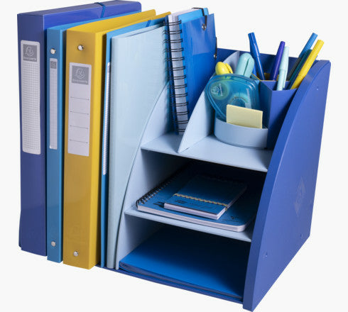 Exacompta Organizer Bee Blue – für ISO-A-Formate A5, A6 – 356 × 282 × 282 mm