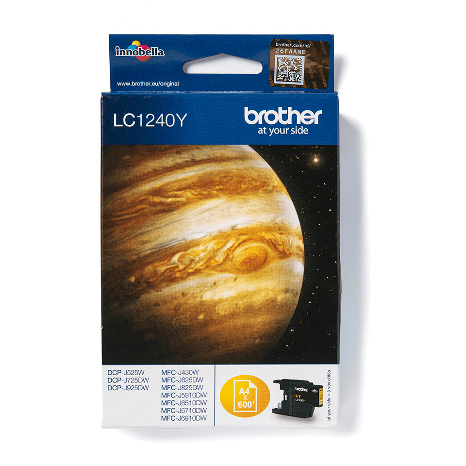 Brother LC-1240Y Gelbe Tintenpatrone (Original)