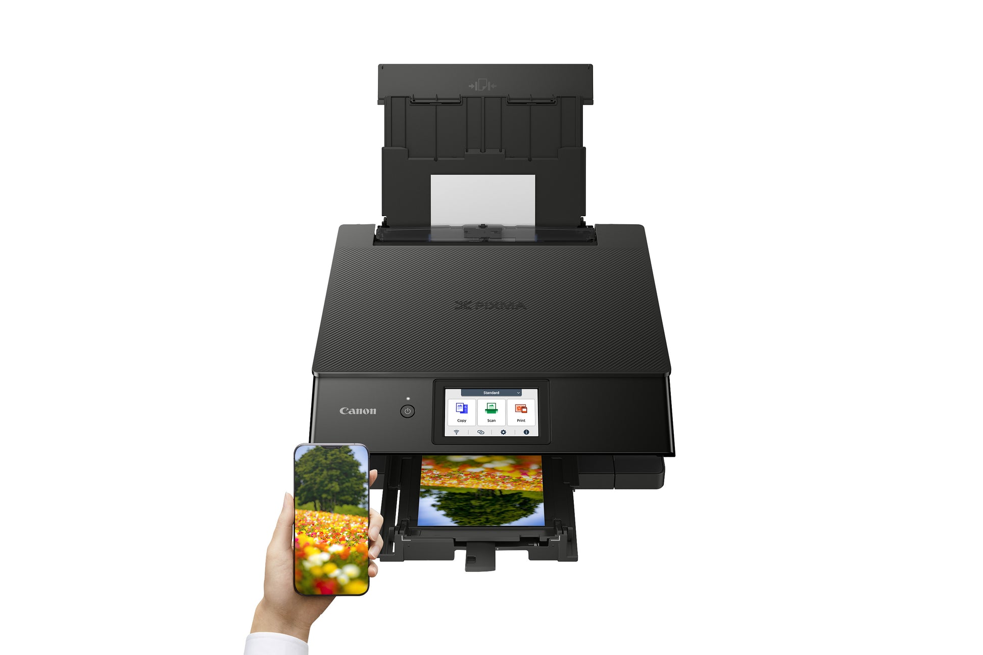 Canon PIXMA TS8750 – Farbiges Tintenstrahl-Multifunktionsgerät A4, 3-in-1 – USB/WLAN – Duplex – 15 Seiten/Min S/W, 10 Seiten/Min Farbe