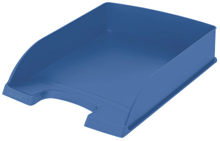 Leitz Recycle – Briefkorb für A4+, Polystyrol, Blau, Matt, 255 × 357 × 70 mm