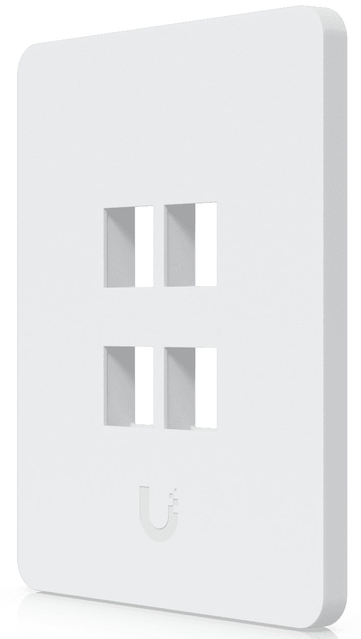 Ubiquiti Aufputz-Box, 88×118×9,6 mm, 4er-Pack, Polycarbonat/Stahl – weiss