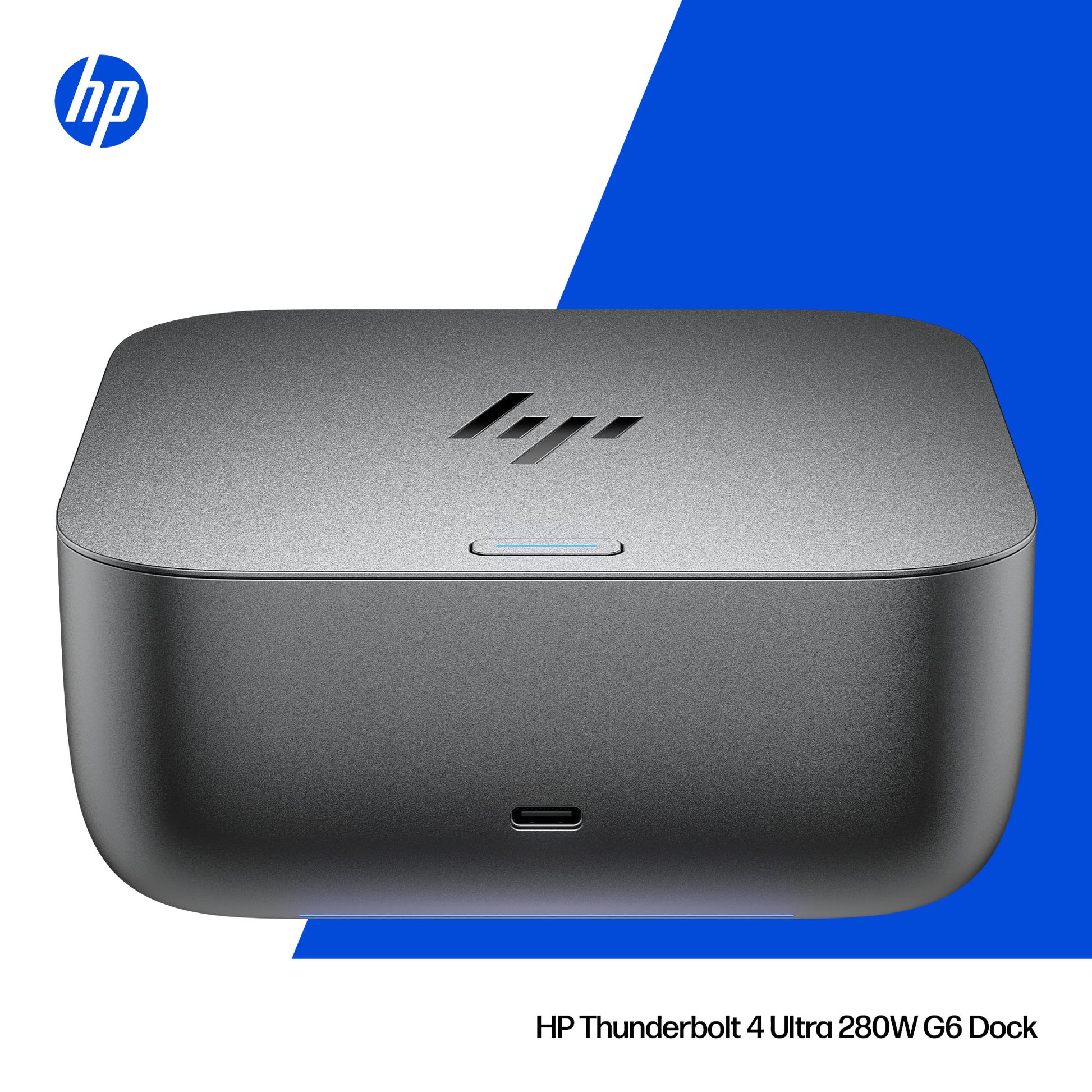 HP Ultra G6 Dockingstation – Thunderbolt 4, 2× DP, 1× HDMI, 5× USB-A, 3× USB-C, 280 W PD, 2.5GbE