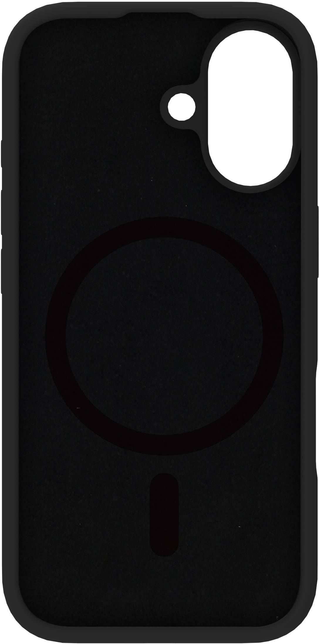 eSTUFF INFINITE (GRS) ROME Backcover – für Apple iPhone 17, MagSafe, Silikon, Schwarz, bis 2 m Sturzsicher