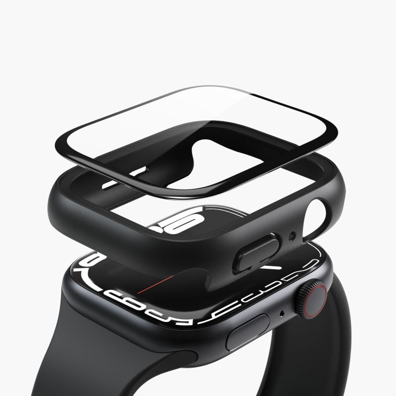 Vonmählen Displayschutz für Apple Watch Series 9 41 mm – Glas, Schwarz