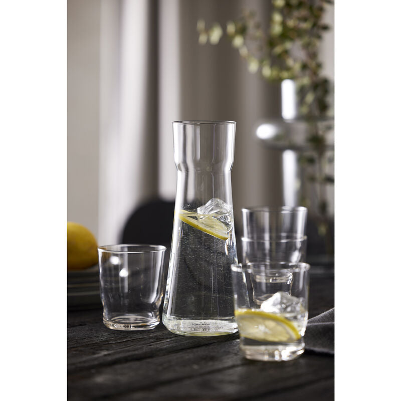 Lyngby Glas Karaffenset Lissabon – 5-teiliges Set, 1 l, Ø 10,0 cm, H 25,0 cm, Glas, spülmaschinenfest