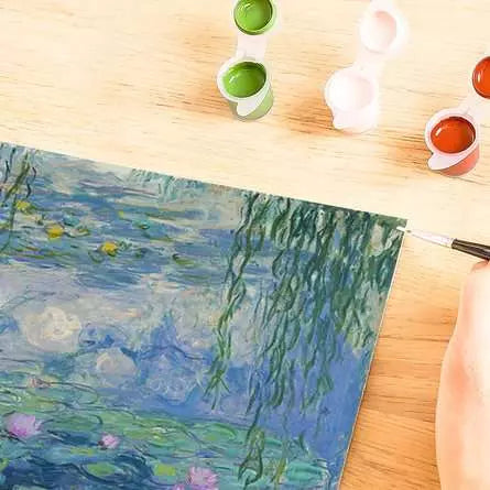 Ravensburger Malen-nach-Zahlen-Set – Monet Seerosen – 40 × 30 cm – ab 12 Jahren