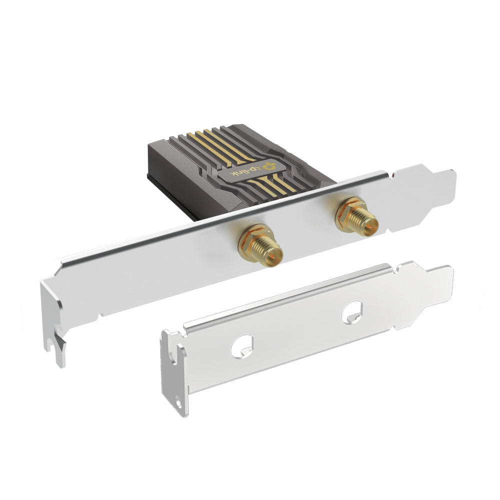 TP-Link BE6500 – PCIe WLAN-Karte, Wi-Fi 7 (802.11be), 2,88 Gbit/s, Tri-Band (2,4/5/6 GHz), für PC
