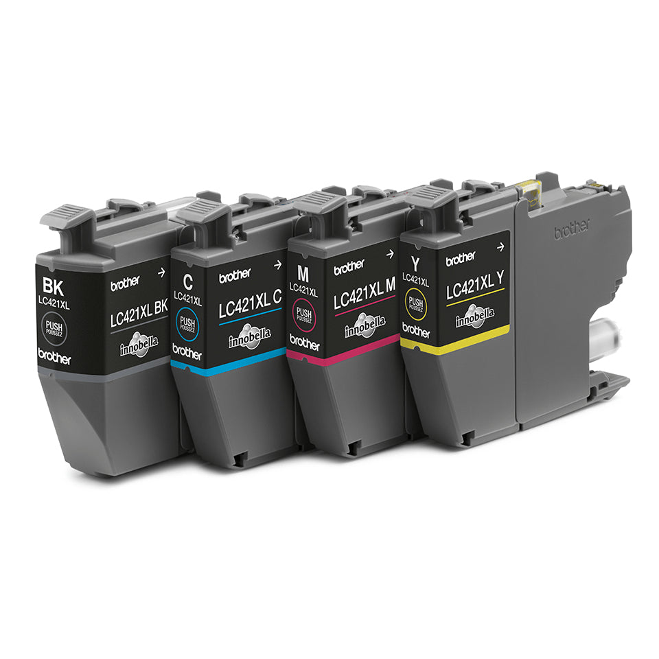 Brother LC421XLVAL Original – 4 Farben, 500 Seiten