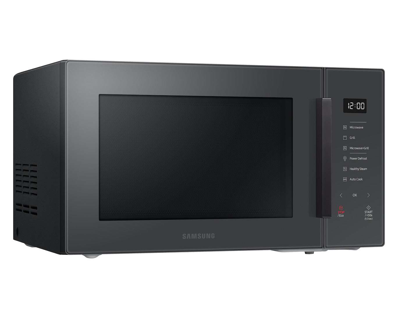 Samsung Grillmikrowelle MG30T5068UC – 30 l, Grill & Keramikboden, 900 W – Grau