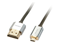 Lindy HDMI-Kabel, HDMI / Micro HDMI, Schwarz, CROMO