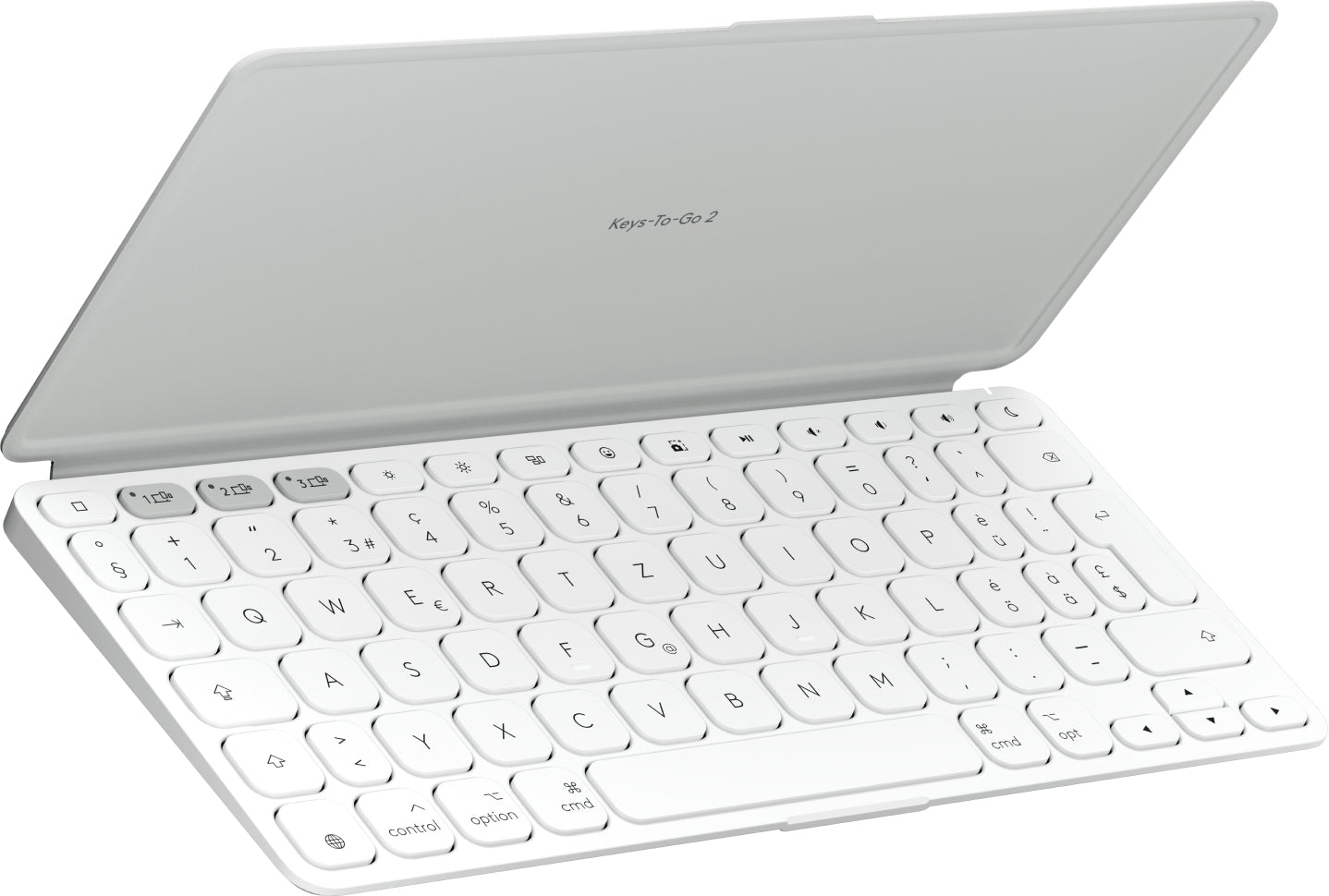 Logitech Keys-To-Go 2 – Tastatur, CH-Layout (DE-CH), Grau